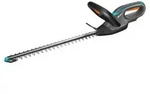 Gardena 14734-55, 45 cm, Doppelte Klinge, Grau, Blau, 1,5 cm, Akku, 124 W