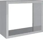 vidaXL Brennholzregal 100x40x80 cm Verzinkter Stahl