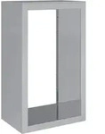 vidaXL Brennholzregal 60x40x100 cm Verzinkter Stahl