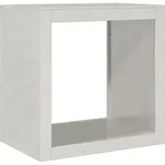vidaXL Brennholzregal 60x40x60 cm Edelstahl - Braun
