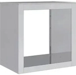 vidaXL Brennholzregal 60x40x60 cm Verzinkter Stahl