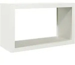 vidaXL Brennholzregal Wei&szlig; 100x40x60 cm Stahl - Wei&szlig;