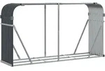 vidaXL Kaminholzunterstand Anthrazit 180x45x100 cm Verzinkter Stahl - Grau