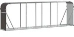 vidaXL Kaminholzunterstand Braun 300x45x100 cm Verzinkter Stahl - Braun