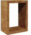 vidaXL Brennholzregal 60x40x80 cm Wetterfester Stahl
