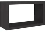 vidaXL Brennholzregal Schwarz 100x40x60 cm Stahl - Schwarz