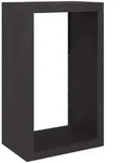 vidaXL Brennholzregal Schwarz 60x40x100 cm Stahl - Schwarz
