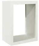 vidaXL Brennholzregal Wei&szlig; 60x40x80 cm Stahl - Wei&szlig;