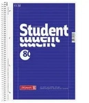 Brunnen Collegeblock Student 80 A4 liniert Lineatur 27 80 Blatt - Blau