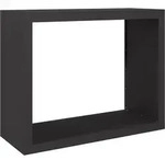 vidaXL Brennholzregal Schwarz 100x40x80 cm Stahl - Schwarz