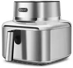 COSORI ICONIC Single 6,2 L Smart Hei&szlig;luftfritteuse Edelstahl 1725 W - Silber