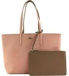 LACOSTE Schultertasche Shopper Anna Shopping Bag Rose Tan Antler lachsfarben -