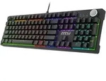 MSI FORGE GK320 RED, Kabelgebunden, USB, Mechanischer Switch, QWERTY, RGB-LED,