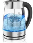 Arendo Wasserkocher mit Temperatureinstellung 40&deg; - 100 &deg;C, Teekocher aus...