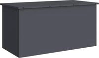 vidaXL Gartenlagerkissenbox Verzinkter Stahl 100 x 50,5 x 50 cm 220 L