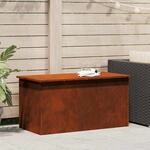 vidaXL Gartenlagerkissenbox Verzinkter Stahl 100 x 50,5 x 50 cm 220 L