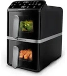Philips 4000 series Airfryer mit zwei aufeinander gestapelten K&ouml;rben,