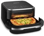 Aigostar Hei&szlig;luftfritteuse XL 745 cm2 Garfl&auml;che, Pizzafunktion, Doppelheizung,