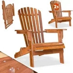 CASARIA&reg; Sonnenliege Adirondack 2er-Set Wetterfest - Braun