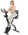 Christopeit S-Bike VeloFit - Heimtrainer mit R&uuml;ckenlehne, Magnet-Brems-System,