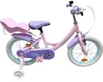 Volare Olivia Kinderfahrrad - M&auml;dchen - 16 Zoll - Rosa - Rosa
