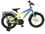 Volare Thombike Kinderfahrrad - Jungen - 16 Zoll - Blau-Gelb - Gelb