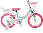 Volare Unicorn Kinderfahrrad - M&auml;dchen - 16 Zoll - Gr&uuml;n - Gr&uuml;n