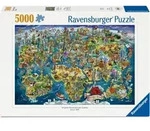 Weltkarte mit Sehensw&uuml;rdigkeiten Ravensburger 12001738