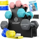 KESSER&reg; Hanteln 3 Paar (2x 1,3,5kg) = Gesamt 18kg | Kurzhanteln Set mit St&auml;nder 