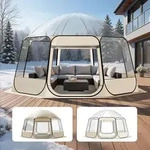 VEVOR Pop-up-Bubble-Zelt, 458 x 432 x 230 cm, transparentes Campingzelt,
