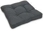 Beautissu Lounge Kissen Outdoor Grau XLuna, 50x50cm - Grau/Dunkelgrau