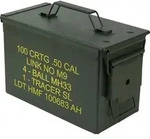 HMF Metallbox, US Ammo Box mit Schwerlastverriegelung, 30 x 19 x 15,5 cm, gr&uuml;n...