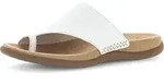 Gabor Shoes Zehensteg - Wei&szlig; Glattleder Gr&ouml;&szlig;e: 45 Normal - Wei&szlig; - 45