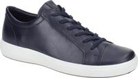 Ecco SOFT 7 MEN`S Herrenschuhe - sportliche Halbschuhe - Schn&uuml;rschuhe blau NEU