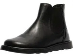 FLY London Stiefelette Stiefelette Leder/Textil - Schwarz - 36