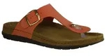 Rohde 5860-41 Zehentrenner, Damen, Leder, Kiss (Orange), Sommerschuhe - Damenschuhe