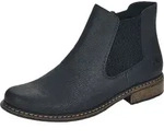 Rieker Schlupf/Rei&szlig;verschlussstiefelette Warmfutter Z4994-00 - Schwarz - 43