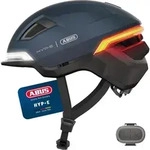 ABUS Fahrradhelm HYP-E - Helm mit Frontlicht, R&uuml;cklicht und Blinklicht - geeignet