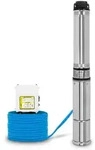 EBERTH 4" Tiefbrunnenpumpe Brunnenpumpe aus rostfreiem Edelstahl, Elektrisch...