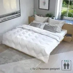Jekatex Ganzjahresbett 200x200cm, Allergiker geeignet - Wei&szlig;