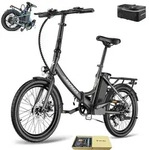E-Bike 20" 155 - 195 cm Rostfreie Aluminiumlegierung 36 V 16,75 Ah 603 Wh bis zu 110