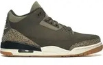 Nike Jordan 3 Retro "Family Affair" Gr&uuml;n, Gr&ouml;&szlig;e: 44.5 - Beige/Braun - 44,5