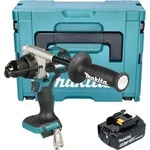 Makita DHP 492 T1J Akku Schlagbohrschrauber 18 V 141 Nm Brushless + 1x Akku 5,0...