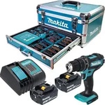 Makita DHP 482 SFX9 Akku Schlagbohrschrauber 18 V 62 Nm + 2x Akku 3,0 Ah + Ladeger&auml;t