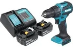 Makita DHP 490 SF Akku Schlagbohrschrauber 18 V 65 Nm Brushless + 2x Akku 3,0 Ah +
