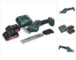 Metabo SGS 18 LTX Q Akku Gras und Strauchschere 18 V + 2x Akku 4,0 Ah +...