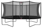 BERG Trampolin Grand Favorit Regular 520 + Sicherheitsnetz Comfort Schwarz