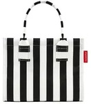 Reisenthel dailyshopper XS summerstripes black - Schwarz/Wei&szlig;