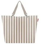 reisenthel Shopper Summerstripes Coffee taupe - Taupe/Braun