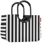 Reisenthel Loopshopper L summerstripes black - Schwarz/Wei&szlig;
